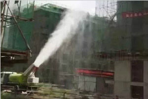 天地美抑尘车用于工地降尘